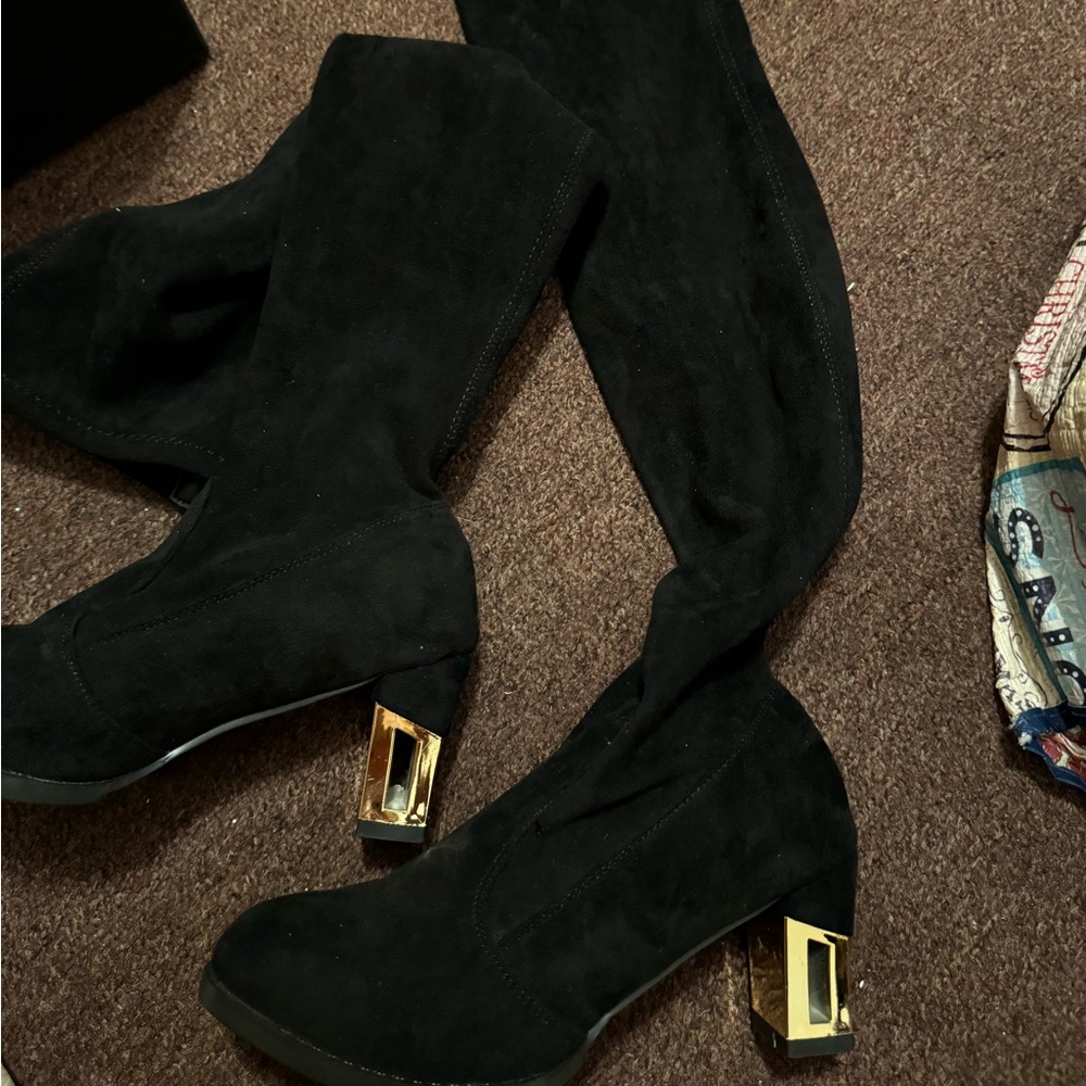 NEW Women overknee heeled boots